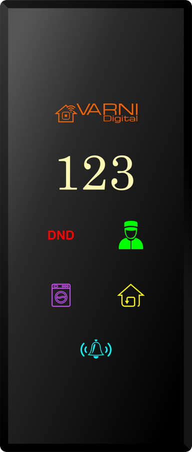 Hotel DND Touch Panel ODU COLOR (Glass)